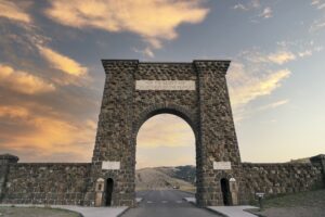 Yellowstone National Park Gate